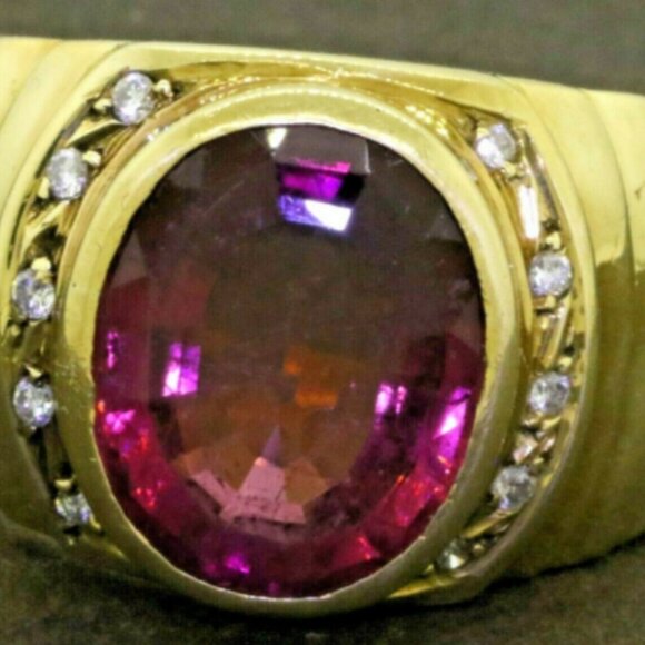 Tiffany & Co Tourmaline Princess Cut Sterling Silver Stackable Ring Sizable 5 - Picture 3 of 3